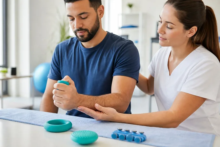 El ve el bileği rehabilitasyonu egzersizi